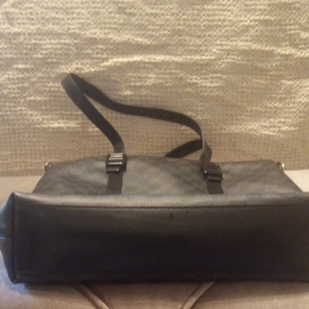 Louis Vuitton Black Checkered Tote Bag - Picture 3 of 3